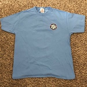 itsa girl thing light blue t-shirt (size XL)